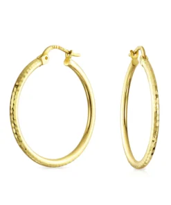 Gold Hammer Hoops