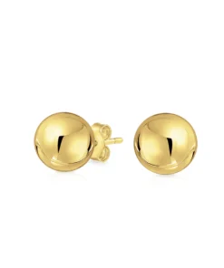 Gold Bead Ball Studs