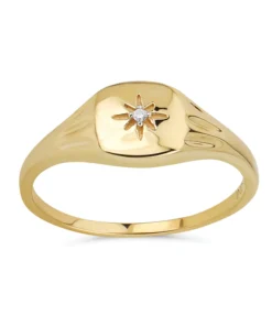 Celestial North Star Ring