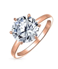 Rose Gold Solitaire